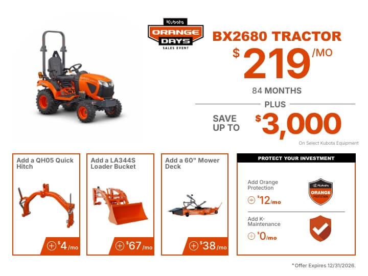 BX2680 Tractor Promo